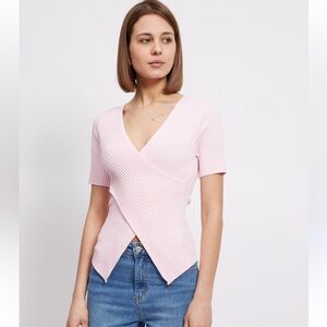 Pink Wrap Top